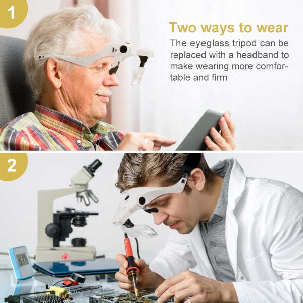 ذره بین طرح عینک مدل  NETPIL 9892B2