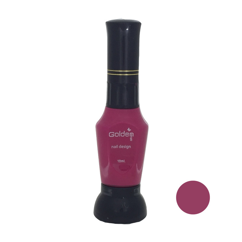 لاک طراحی ناخن گلدن شاپ شماره 02