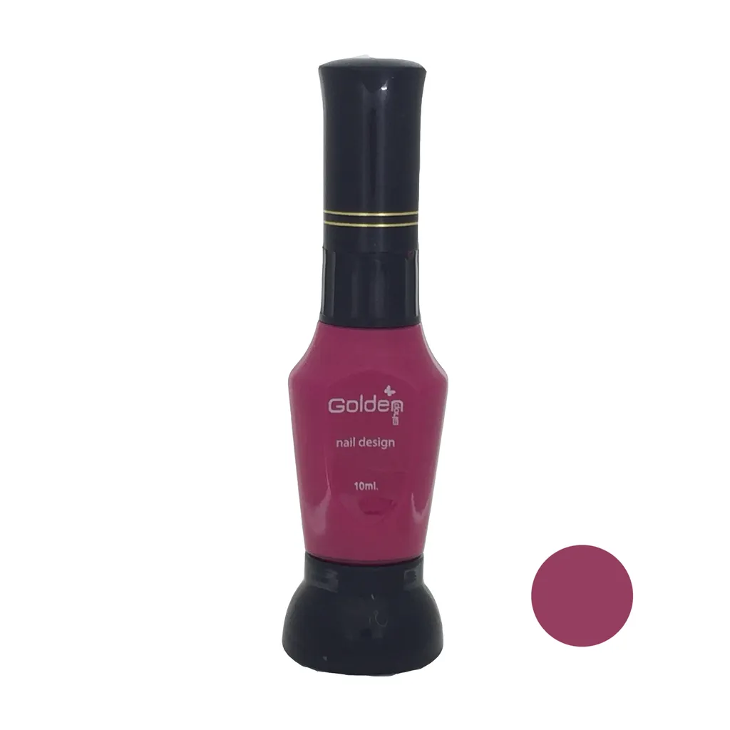 لاک طراحی ناخن گلدن شاپ شماره 02