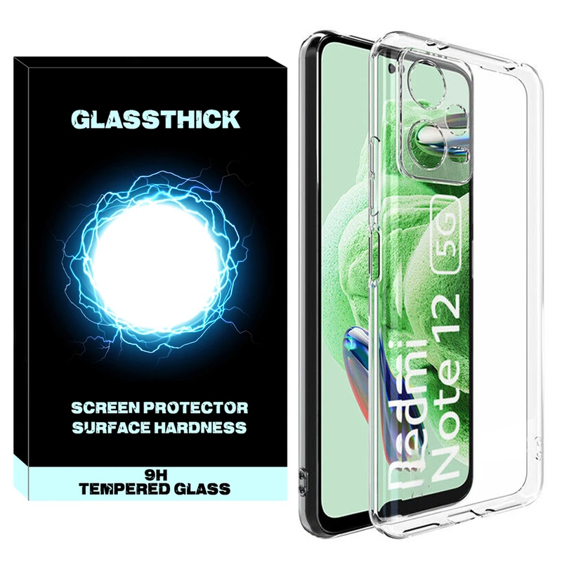 کاور گلستیک مدل Clear مناسب برای گوشی موبایل شیائومی Poco X5 5G / Redmi Note 12 5G