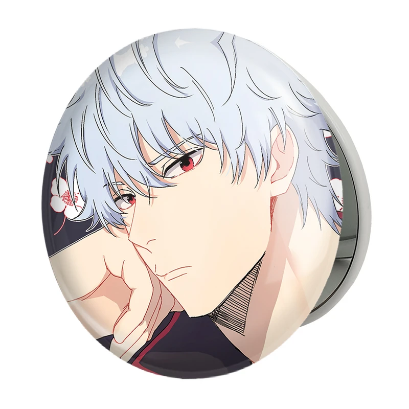 آینه جیبی خندالو طرح گینتوکی انیمه گینتاما مدل تاشو کد 12974 