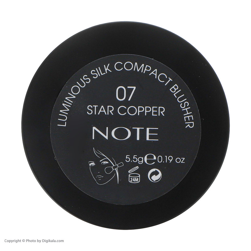 رژ گونه نوت سری Luminous Silk تحت لیسانس شماره07