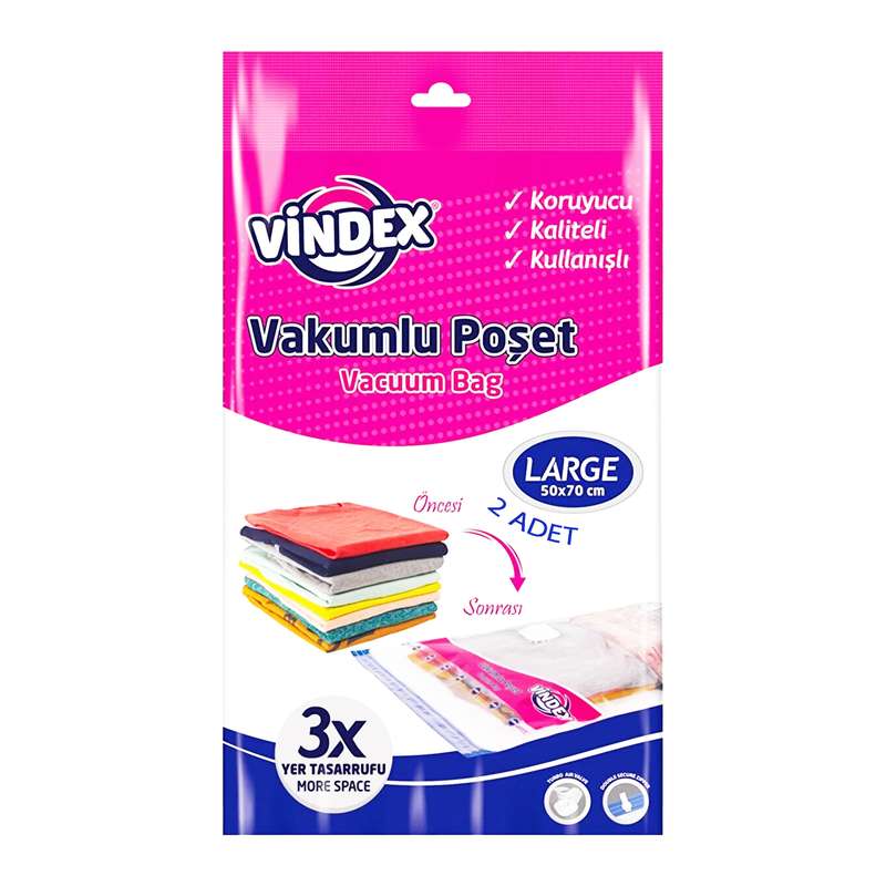 کیسه وکیوم ویندکس مدل L مجموعه 2 عددی