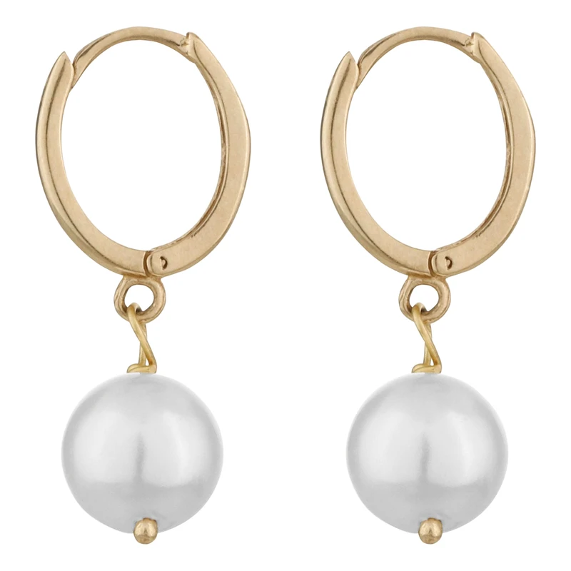 گوشواره حلقه ای طلا 18 عیار زنانه فرمانیان گالری مدل H124