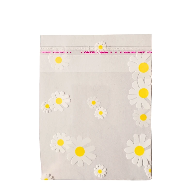 سلفون بسته بندی مدل گل بابونه و ستاره 10*10 وزن 200 گرم