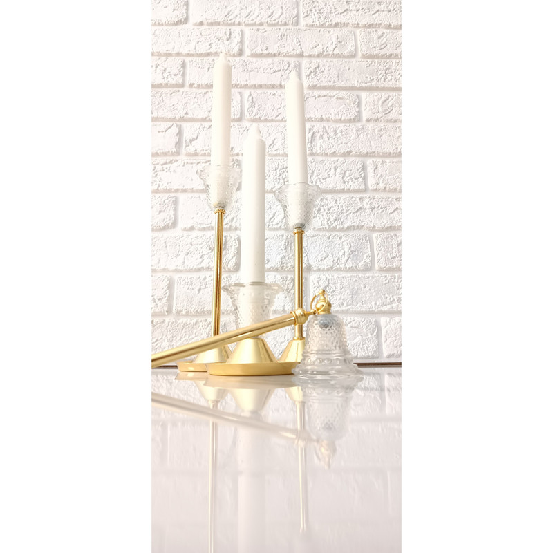 شمعدان مدل باکارات مجموعه 2 عددی