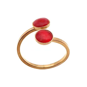 انگشتر زنانه مدل دایره كد RNG17-RD