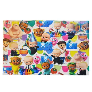 کاغذ کادو طرح بچه رئیس کد 04 بسته 50 عددی