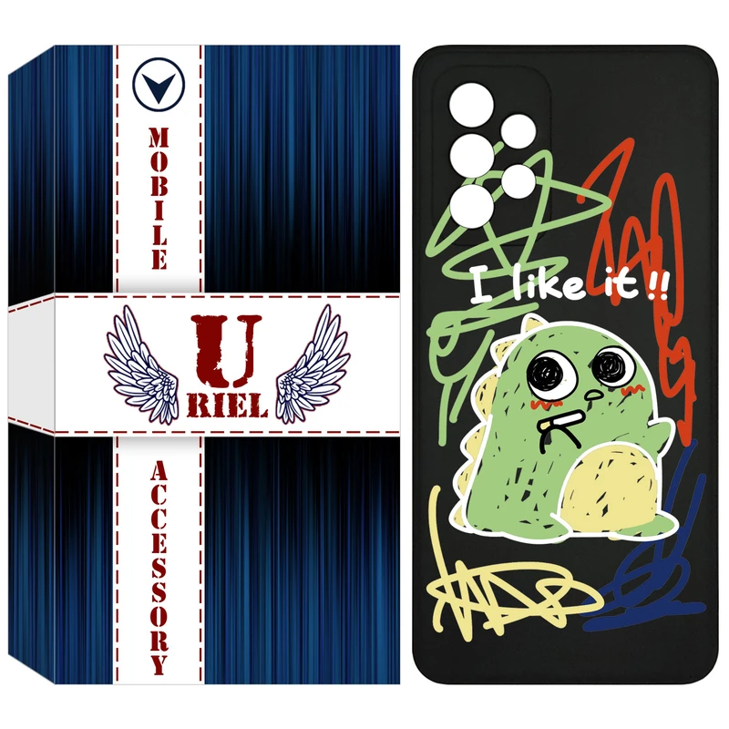 کاور یوریل مدل KSH کد 21 طرح دایناسور نقاش مناسب برای گوشی موبایل سامسونگ Galaxy A72