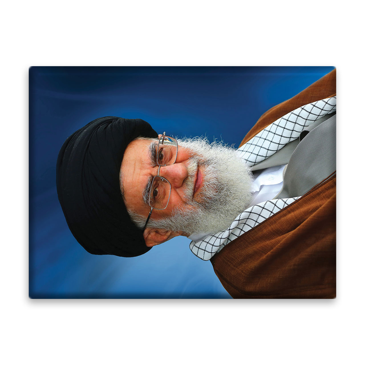 کاشی اطلس آبی طرح سید علی خامنه ای  مدل T5289