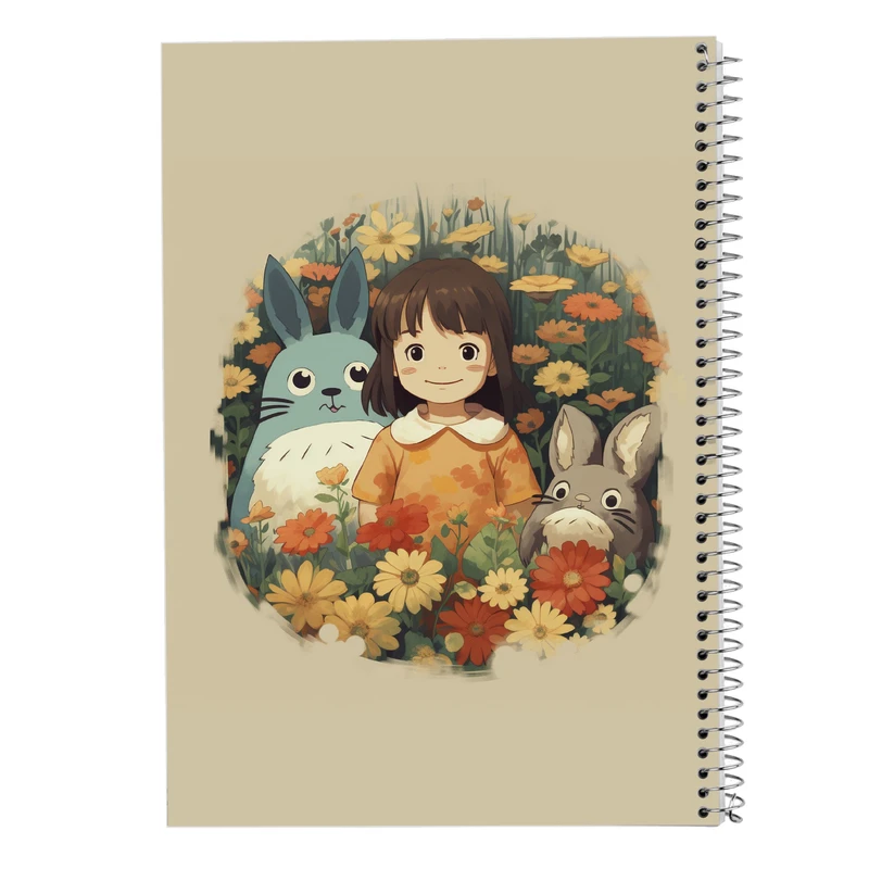 دفتر ژورنال نویسی 50 برگ مدوپد مدل نقطه ای طرح Ghibli کد DF2498