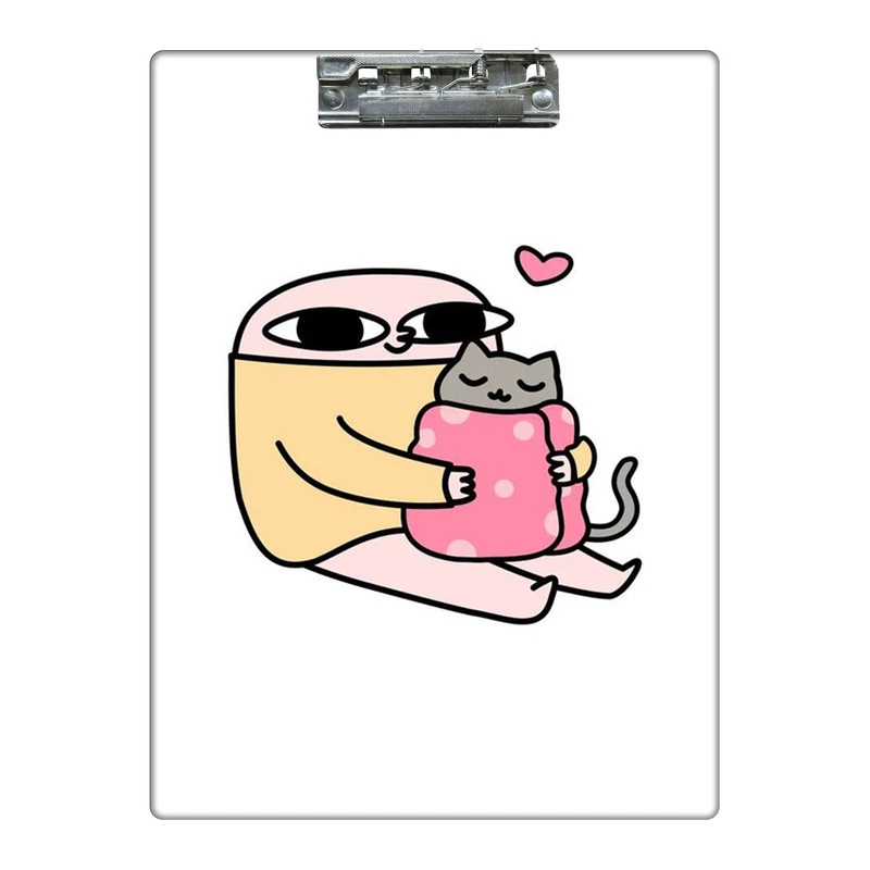 تخته شاسی طرح عاشق گربه کد  9452305 سایز A4