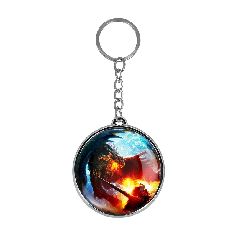 جاکلیدی خندالو طرح بازی شکارچی هیولا (Monster Hunter) مدل دوطرفه کد 3326433265