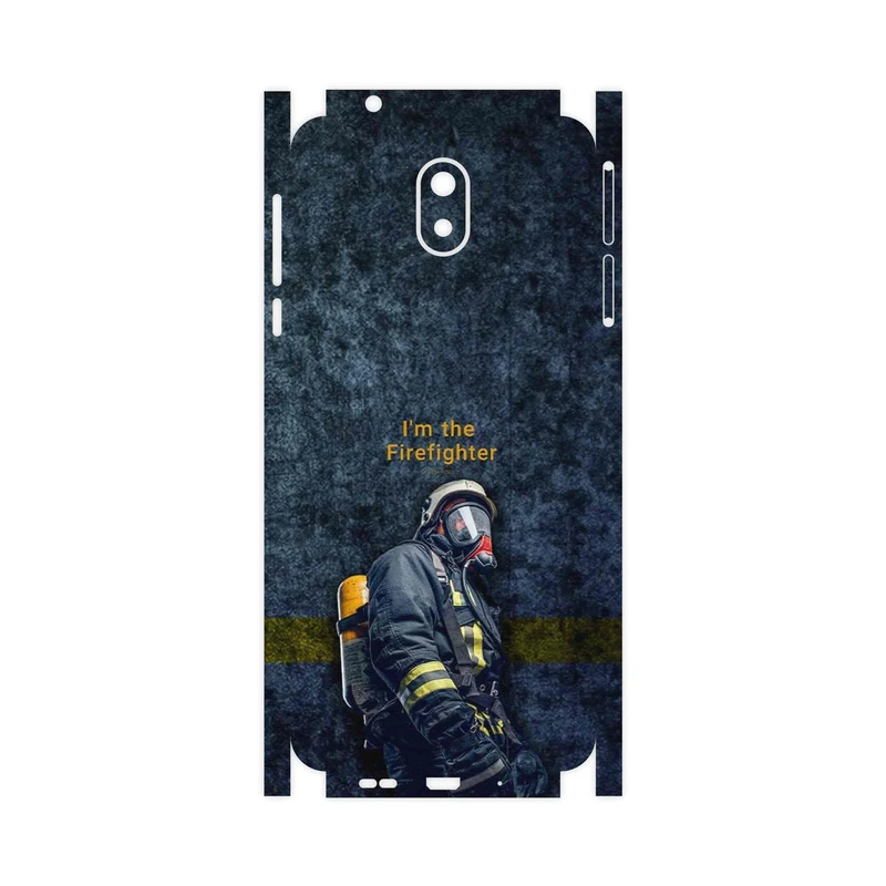 برچسب پوششی ماهوت مدل Firefighter-FullSkin مناسب برای گوشی موبایل نوکیا 3.1