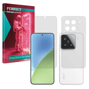 Perfect Tough model transparent screen protector suitable for Xiaomi 15 mobile phone along with the back protector