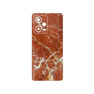 MAHOOT Red Marble Cover Sticker for Xiaomi Redmi Note 12 Pro