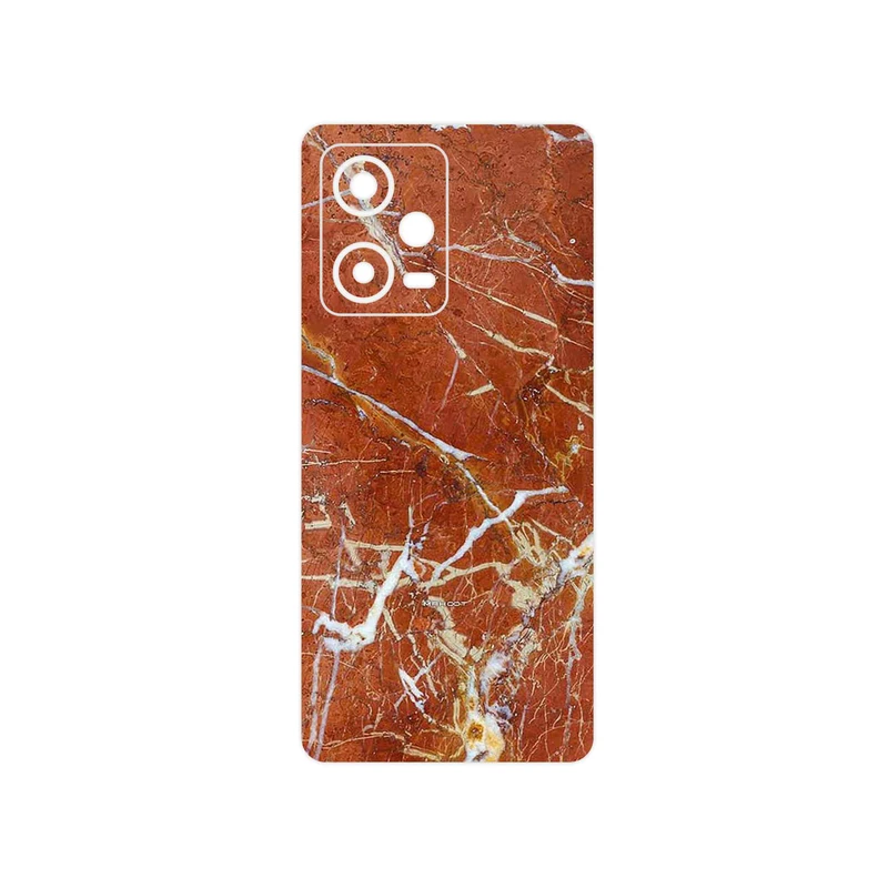 برچسب پوششی ماهوت مدل Red Marble مناسب برای گوشی موبایل شیائومی Redmi Note 12 Pro