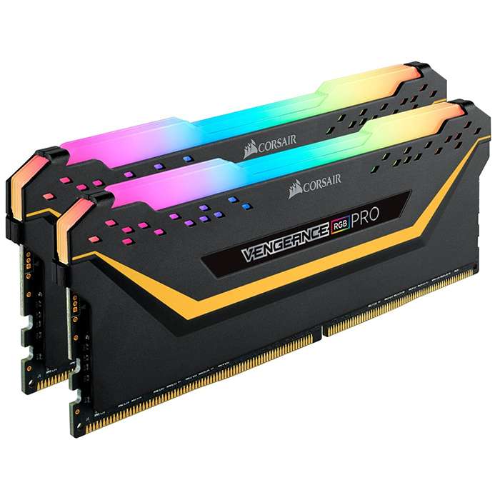 رم دسکتاپ DDR4 دو کاناله 3200 مگاهرتز CL16 کورسیر مدل VENGEANCE RGB PRO TUF GAMING EDITION ظرفیت 16 گیگابایت