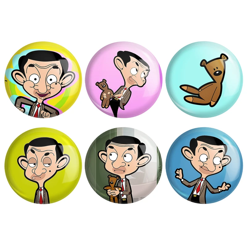 مگنت خندالو مدل مستر بین Mr Bean کد 389B مجموعه 6 عددی