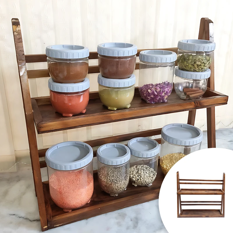 شلف رومیزی مدل هرمی دو طبقه 