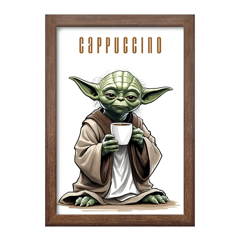 تابلو خندالو طرح بیبی یودا کد F10176