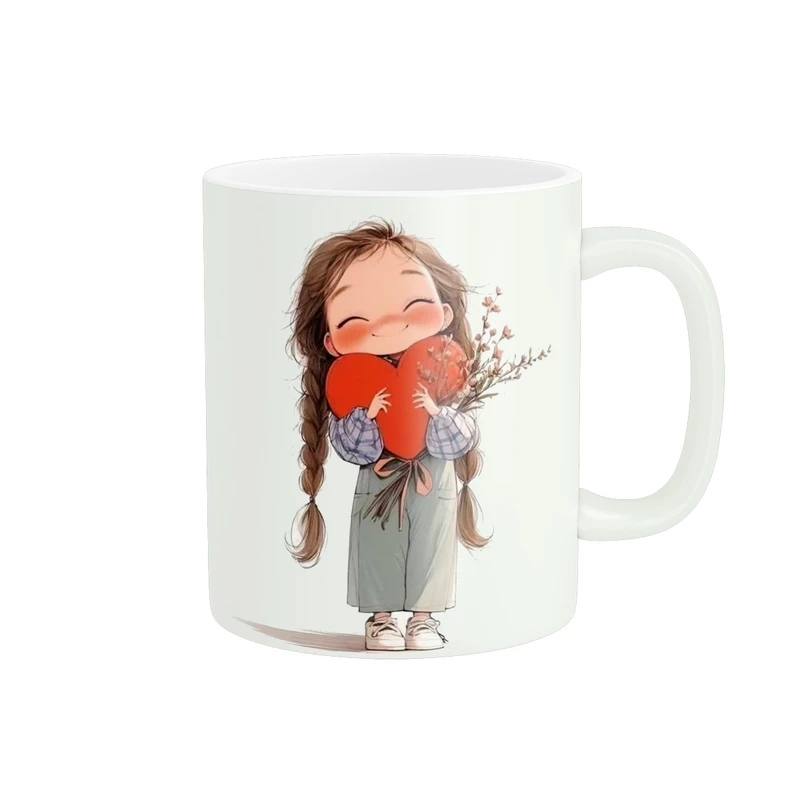 ماگ پاد آفرین طرح دخترک کد 4635