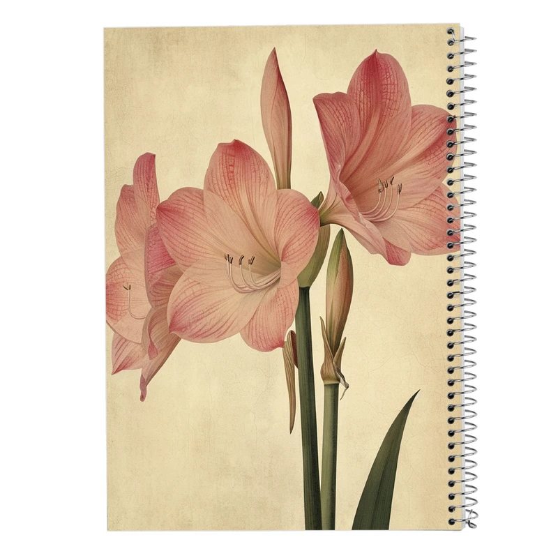 دفتر شطرنجی 50 برگ مدوپد مدل گل کد DF13785