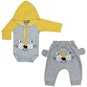 ست بادی و شلوار نوزادی بی بی وان مدل شیر