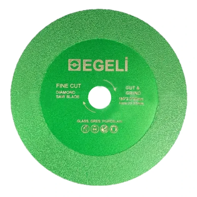 دیسک برش شیشه و سرامیک ایگلی مدل EG-180 سایز 180 میلی‌متر