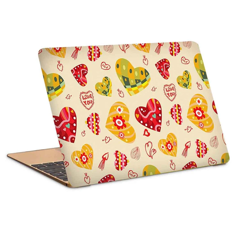 استیکر لپ تاپ طرح love  کد c-522مناسب برای لپ تاپ 15.6 اینچ