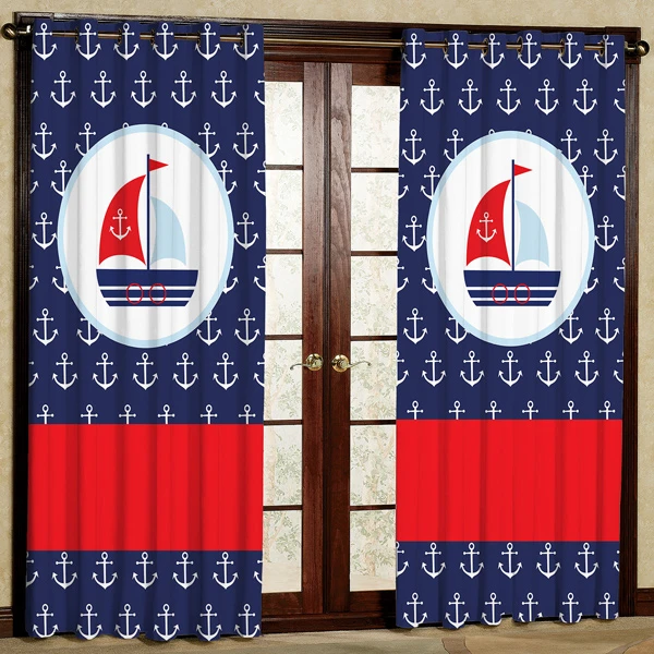 پرده مدل قایق هازان پانچی کد 53 سایز 280x140 سانتی متر