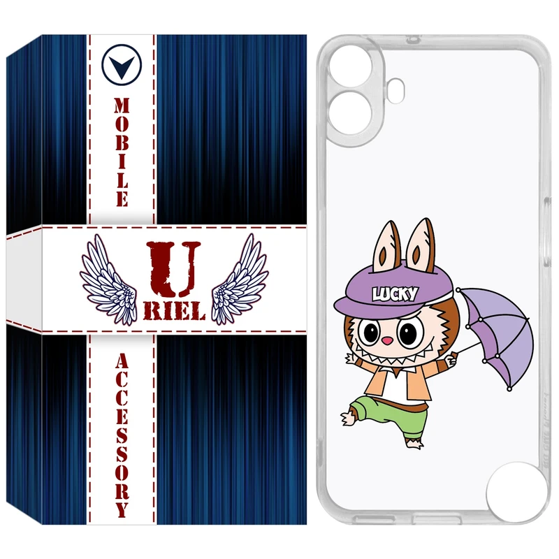 کاور یوریل مدل Clear کد 125 طرح لبوبو Labubu مناسب برای گوشی موبایل ناتینگ فون Nothing CMF Phone 1