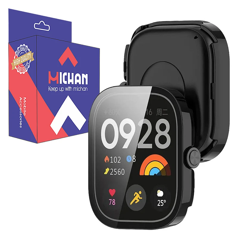 محافظ صفحه نمایش میچان مدل Hard Glas مناسب برای ساعت هوشمند شیائومی Redmi Watch 5