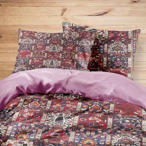 سرویس روتختی مدوپد طرح فرش شهرکرد بختیار خشتی مدل C-bakhtiary06 یک نفره 4 تکه