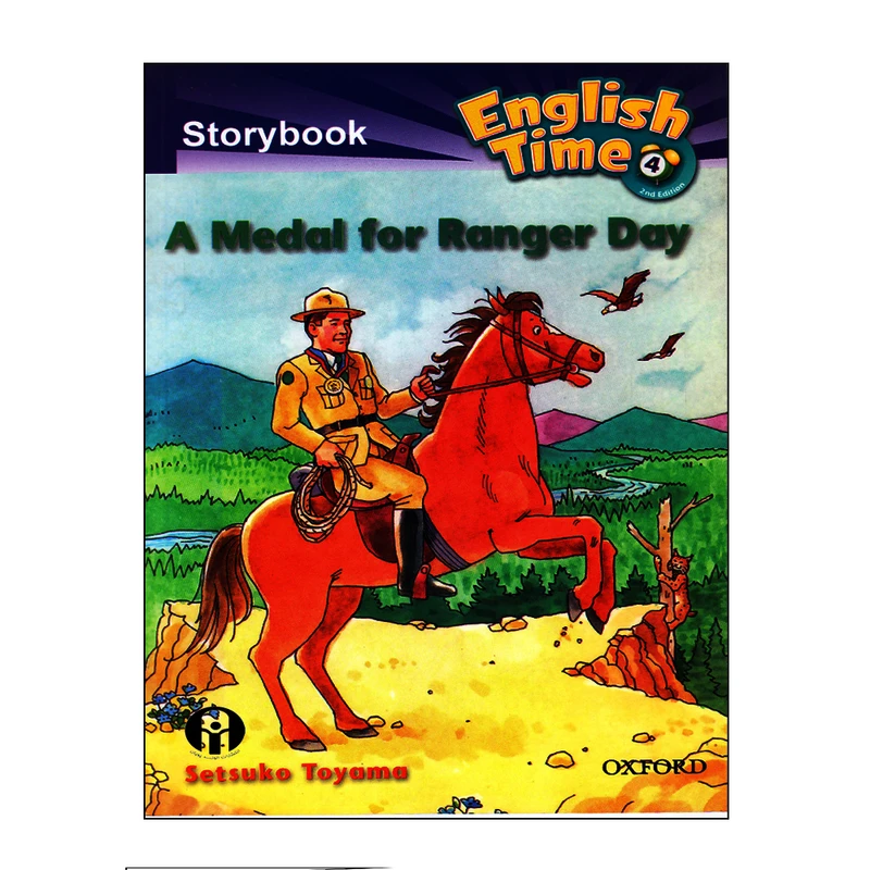 کتاب English Time Storybook 4 A Medal For Ranger Day اثر Setsuko Toyama انتشارات الوندپویان