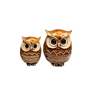 مجسمه مدل جغد 02 مجموعه 2 عددی