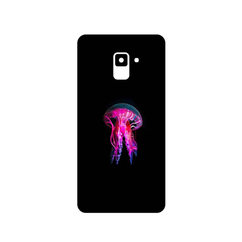 برچسب پوششی ماهوت مدل jellyfish مناسب برای گوشی موبایل سامسونگ Galaxy A8 Plus 2018