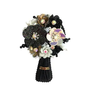 سنجاق سینه زنانه مدل دسته گل