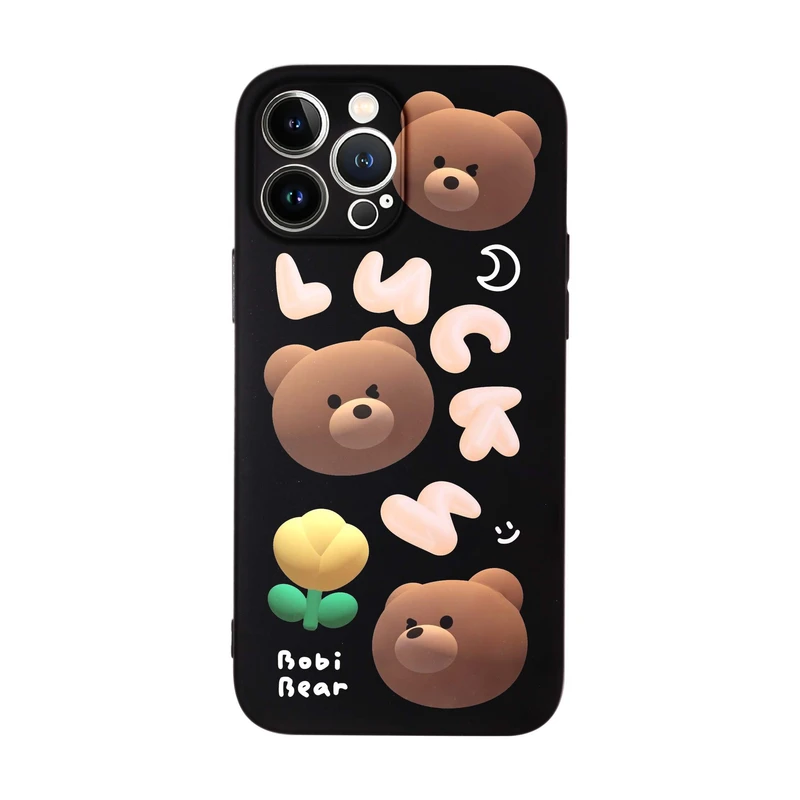کاور قاب گارد طرح خرس لوسی کد f9605 مناسب برای گوشی موبایل اپل iphone 15 Promax