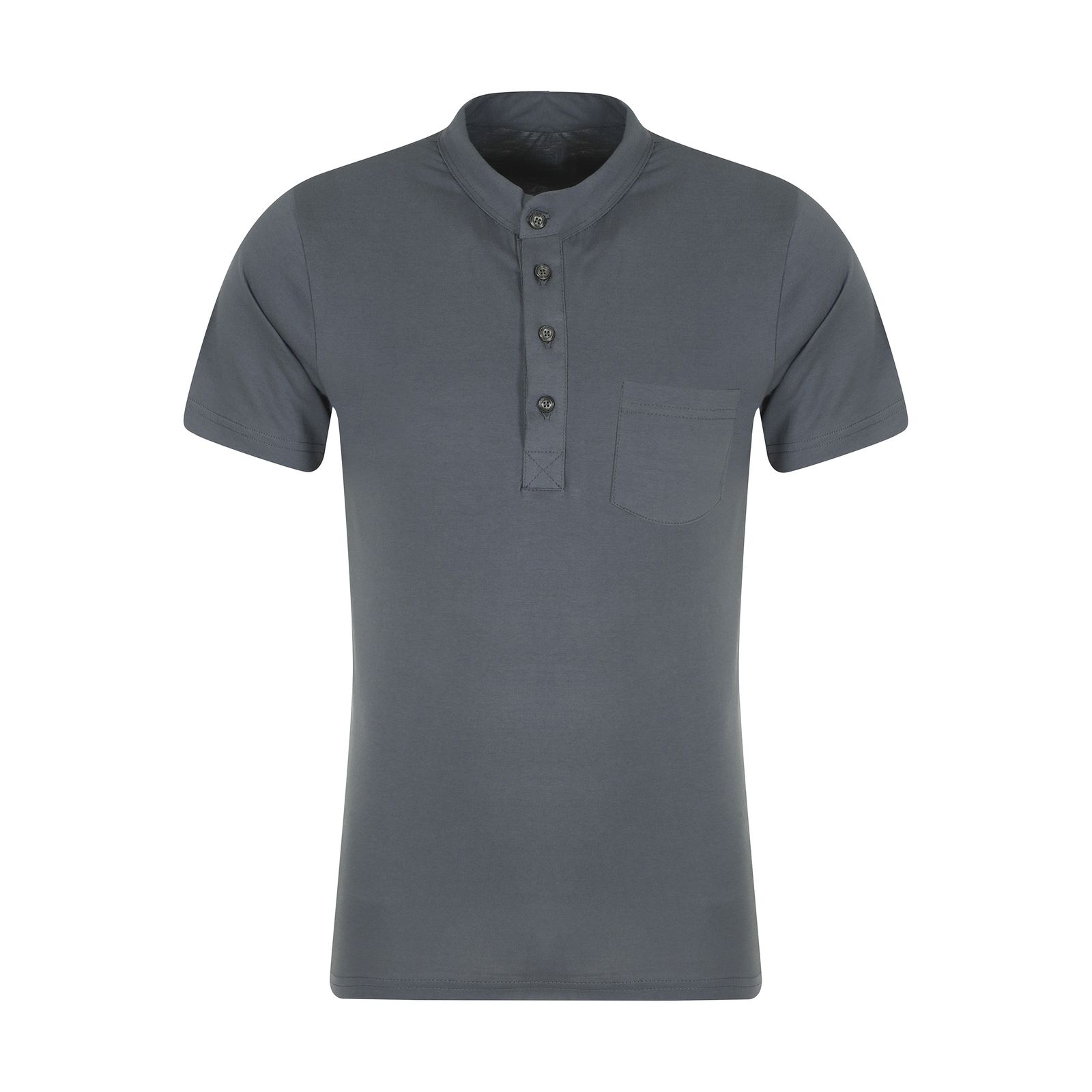 تی شرت آستین کوتاه مردانه نیو نیل مدل TM11-gray -  - 1