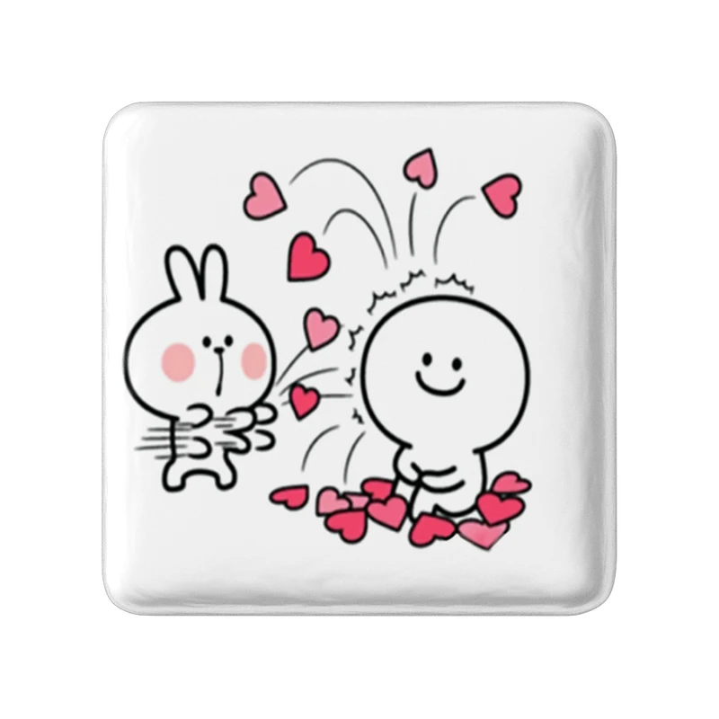 مگنت خندالو طرح عاشقانه کد 5917