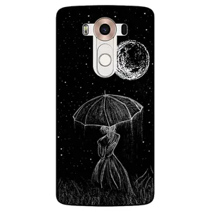 Megafone Girl and Moon 1369 Cover For LG V10