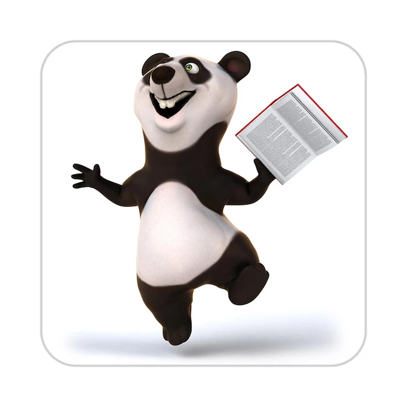 زیر لیوانی کاکتی طرح حیوانات کارتونی مدل mp27431