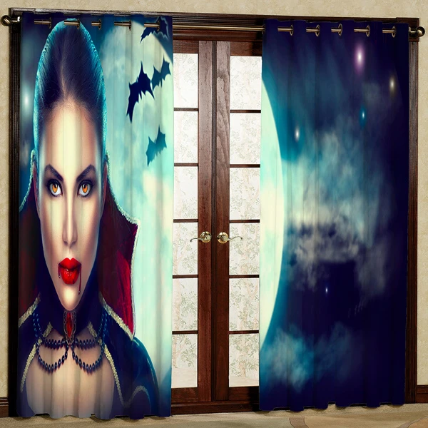 پرده پانچی مدل مخمل کد 6078 سایز 280x140 سانتی متر