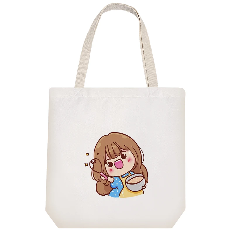 ساک خرید خندالو مدل دختر شیرینی پز کد H609