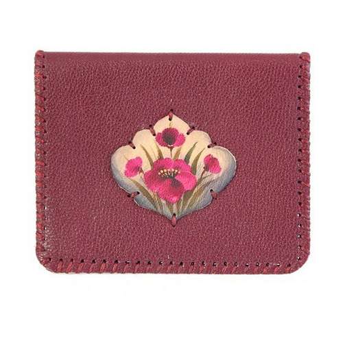 کیف پول چرم دست‌دوز دیبا کد 178001 جیبی