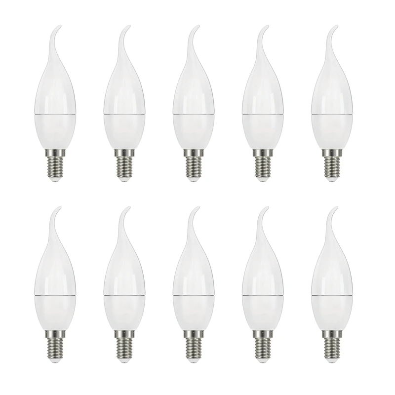 لامپ ال ای دی 7 وات پارس شانای مدل شمعی پایه E14 بسته 10عددی