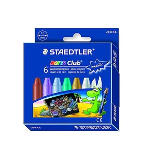 پاستل 6 رنگ استدلر مدل metallic oil pastel