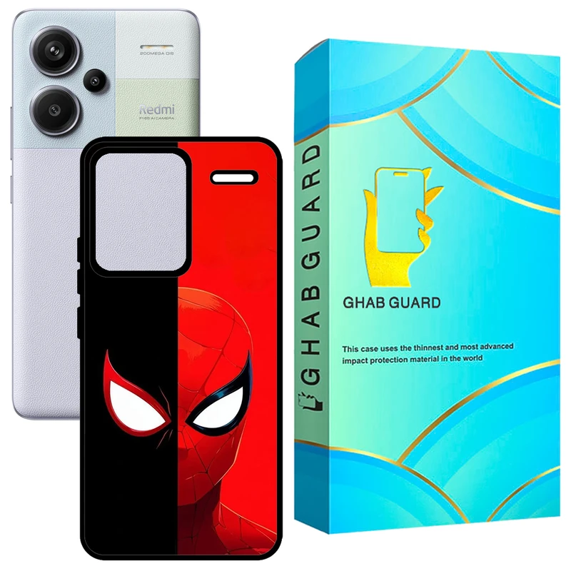 کاور قاب گارد طرح اسپایدر من مدل GCHPN13PL مناسب برای گوشی موبایل شیائومی Redmi Note 13 Pro Plus