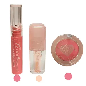 مجموعه آرایش صورت کوین اند کوکو مدل لاو رز بسته 3 عددی 